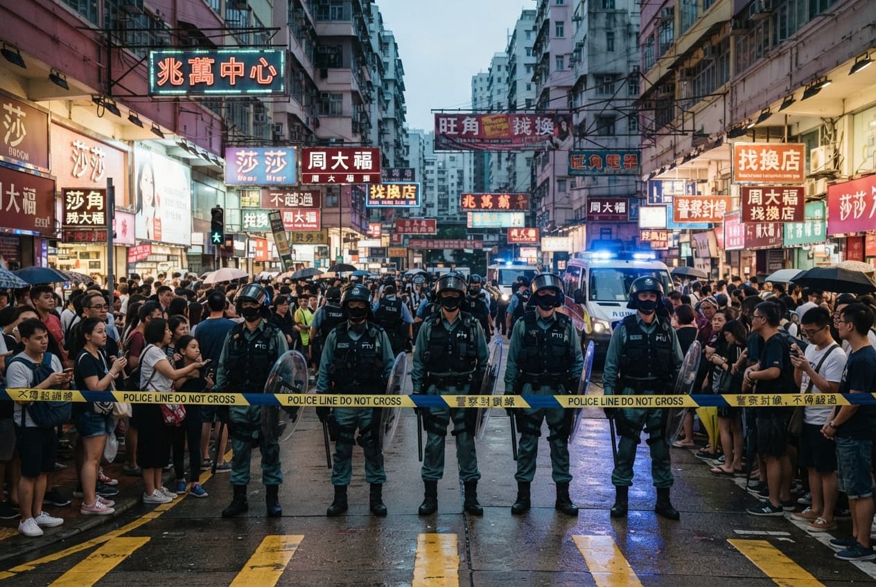 Fatal Machete Attack In Mong Kok, One Dead After Sudden Violent Street Assault Spreads Panic Fatal Machete Attack In Mong Kok, One Dead After Sudden Violent Street Assault Spreads Panic