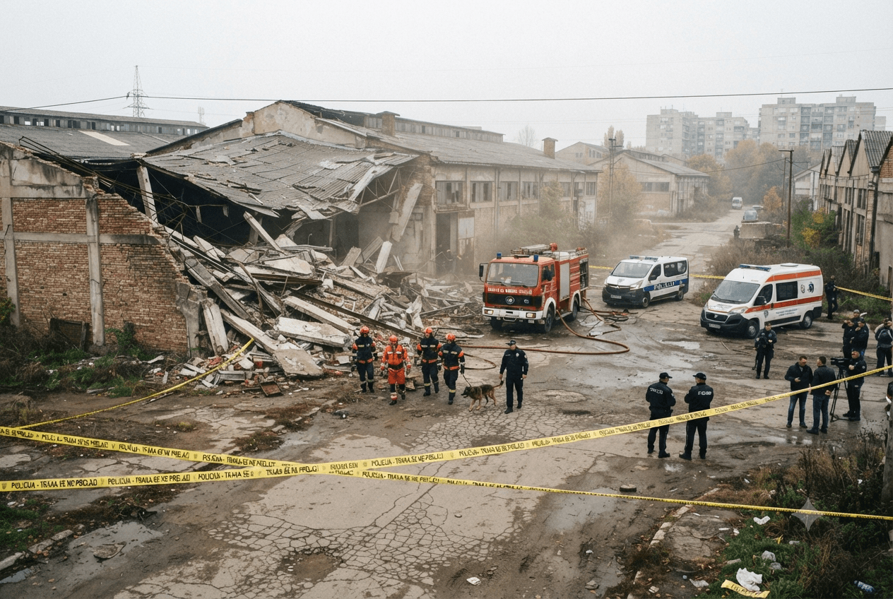 Novi Sad Tragedy: Structural Failure At Warehouse Claims Two Lives During Morning Shift Operations Novi Sad Tragedy: Structural Failure At Warehouse Claims Two Lives During Morning Shift Operations