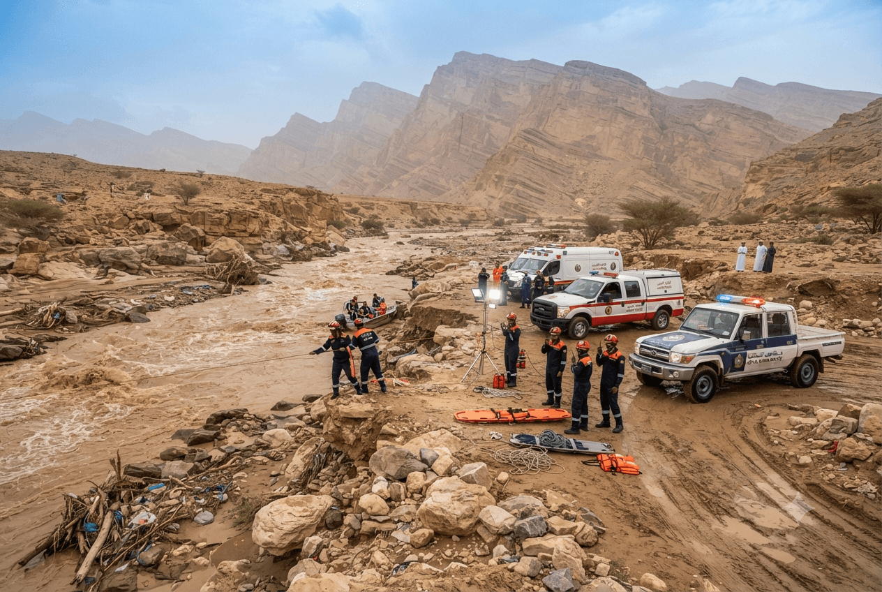 Flash Flood Sweeps Vehicle Away: Four Family Members Die as Rising Waters Trap Car Today Flash Flood Sweeps Vehicle Away: Four Family Members Die as Rising Waters Trap Car Today