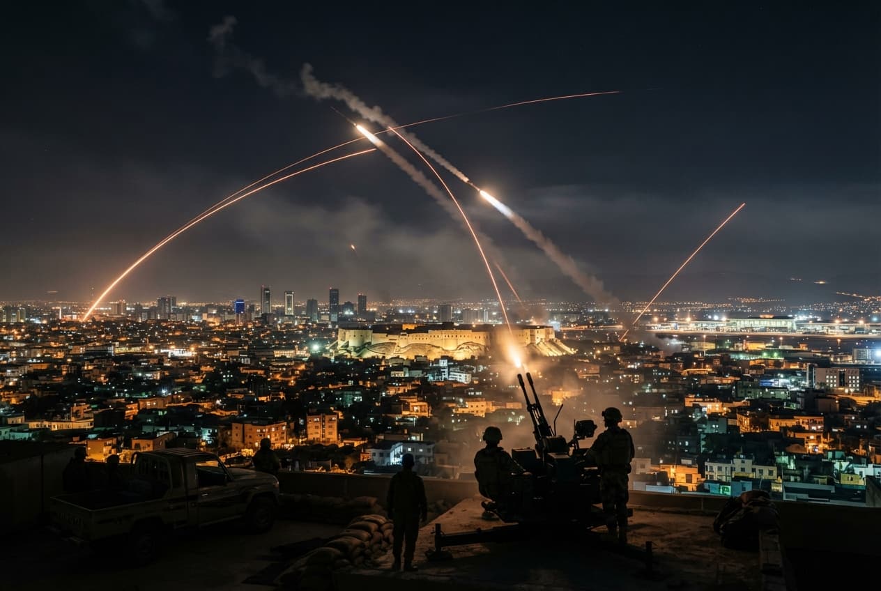 Iraqi Kurdistan Attack: Counter-Terrorism Directorate Intercepts Ten Explosive Drones Over Erbil Base Iraqi Kurdistan Attack: Counter-Terrorism Directorate Intercepts Ten Explosive Drones Over Erbil Base