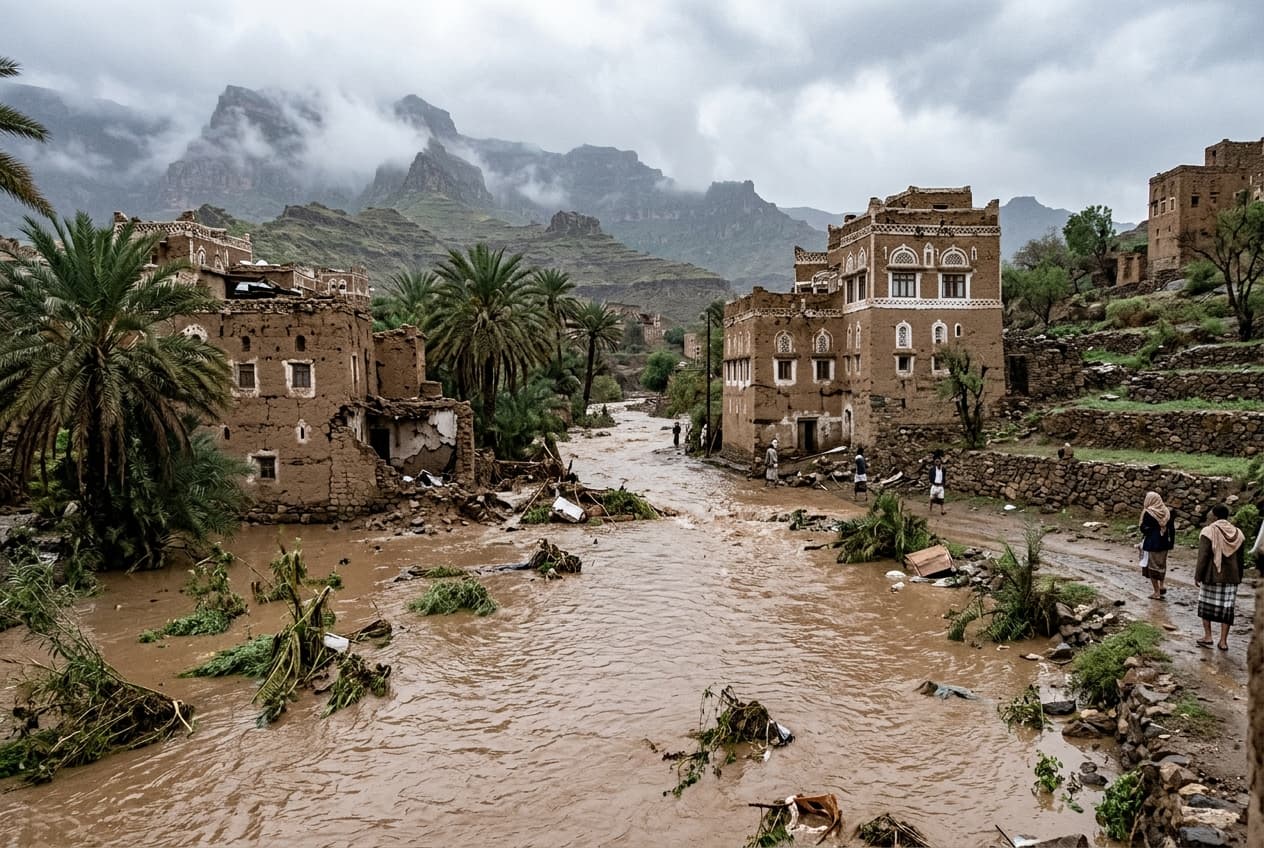 Eleven People Confirmed Dead and Dozens Missing Following Severe Flooding in Yemen Province Eleven People Confirmed Dead and Dozens Missing Following Severe Flooding in Yemen Province