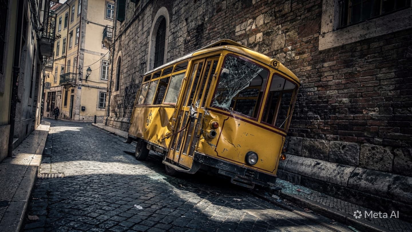 Lisbon Transit Emergency: Broken Cable Sends Funicular Carriage Hurling Downhill Killing Seventeen Persons Lisbon Transit Emergency: Broken Cable Sends Funicular Carriage Hurling Downhill Killing Seventeen Persons