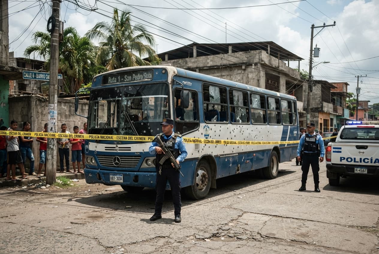Public Transport Assault: Bus Driver Dead Following Armed Attack In San Pedro Sula Public Transport Assault: Bus Driver Dead Following Armed Attack In San Pedro Sula