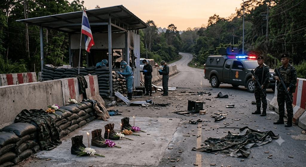 Ambush at the Outpost: 5 Soldiers Killed in Southern Thailand Checkpoint Attack Ambush at the Outpost: 5 Soldiers Killed in Southern Thailand Checkpoint Attack