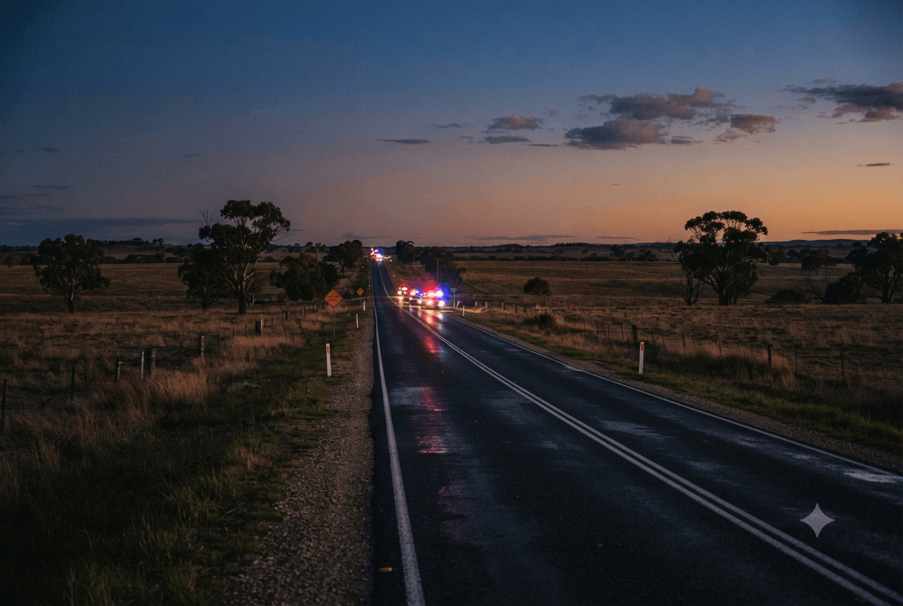 Victoria Road Fatality: Two People Confirmed Dead After Violent Car Crash In Rural Area Victoria Road Fatality: Two People Confirmed Dead After Violent Car Crash In Rural Area