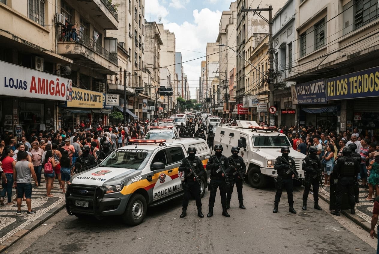 Armed Bank Robbery: São Paulo Police Shootout Leaves Three Dead Including One Bystander Armed Bank Robbery: São Paulo Police Shootout Leaves Three Dead Including One Bystander
