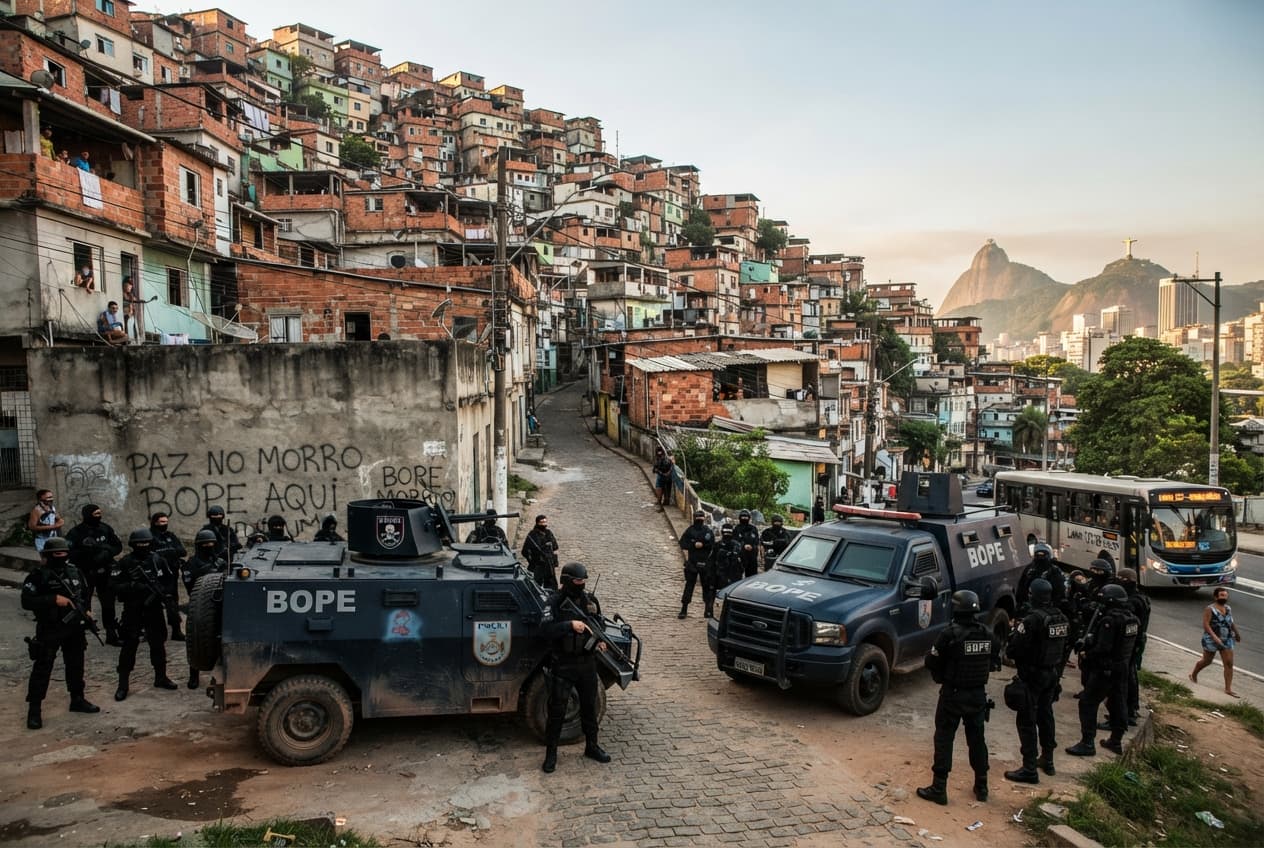 Rio de Janeiro Shootout: Heavy Police Gunfire Exchange Leaves Three Suspects And Bystander Dead Rio de Janeiro Shootout: Heavy Police Gunfire Exchange Leaves Three Suspects And Bystander Dead