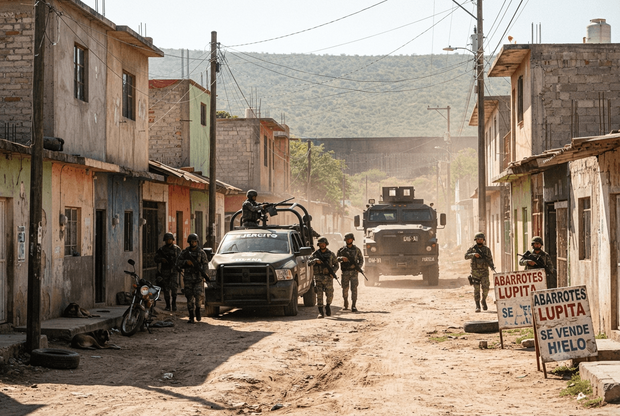 Border Town Massacre: Cartel Gunbattle Leaves Nine Dead Including One Innocent Civilian in Mexico Border Town Massacre: Cartel Gunbattle Leaves Nine Dead Including One Innocent Civilian in Mexico