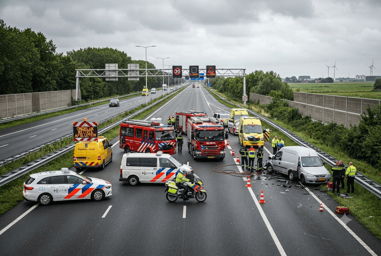 A1 Highway Disaster: Two Dead Following Fatal Head-On Collision Between Heavy Trucks In Netherlands A1 Highway Disaster: Two Dead Following Fatal Head-On Collision Between Heavy Trucks In Netherlands