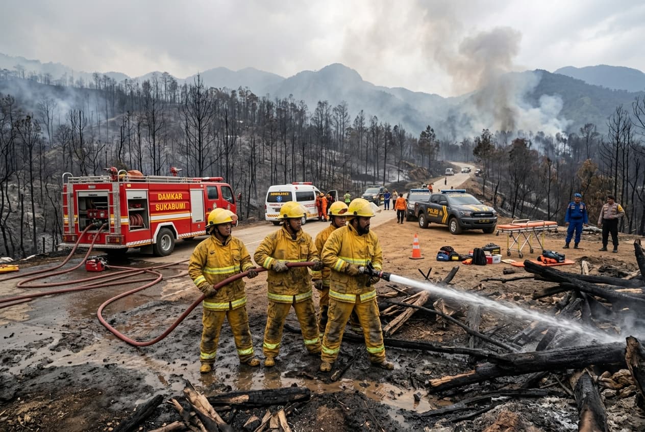 Coastal Mountain Blaze: Wildfire Destroys Farmhouses And Injures Firefighters Across Algerian Mountain Settlements Coastal Mountain Blaze: Wildfire Destroys Farmhouses And Injures Firefighters Across Algerian Mountain Settlements