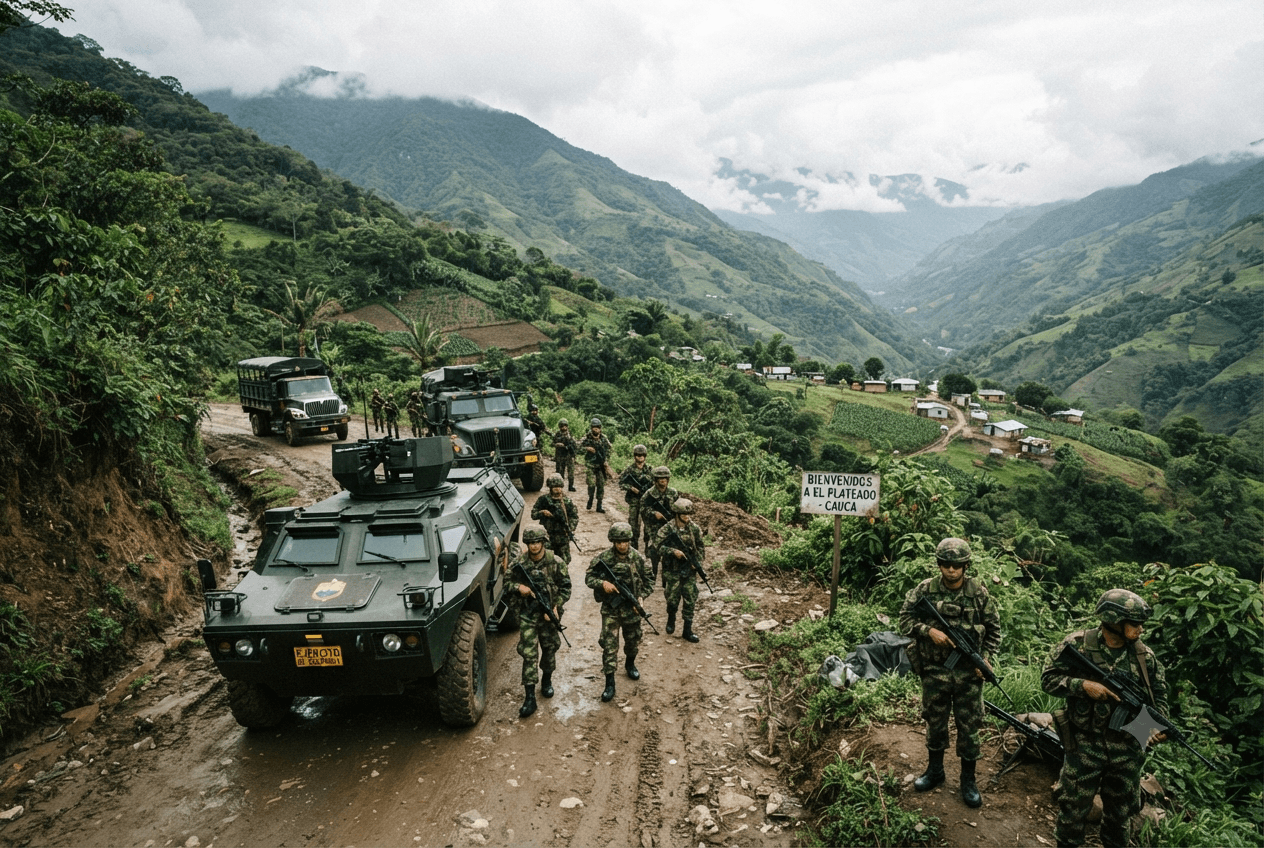 Armed Conflict: Clashes Between Rival Factions in Rural Cauca Leave Several Combatants Dead Armed Conflict: Clashes Between Rival Factions in Rural Cauca Leave Several Combatants Dead