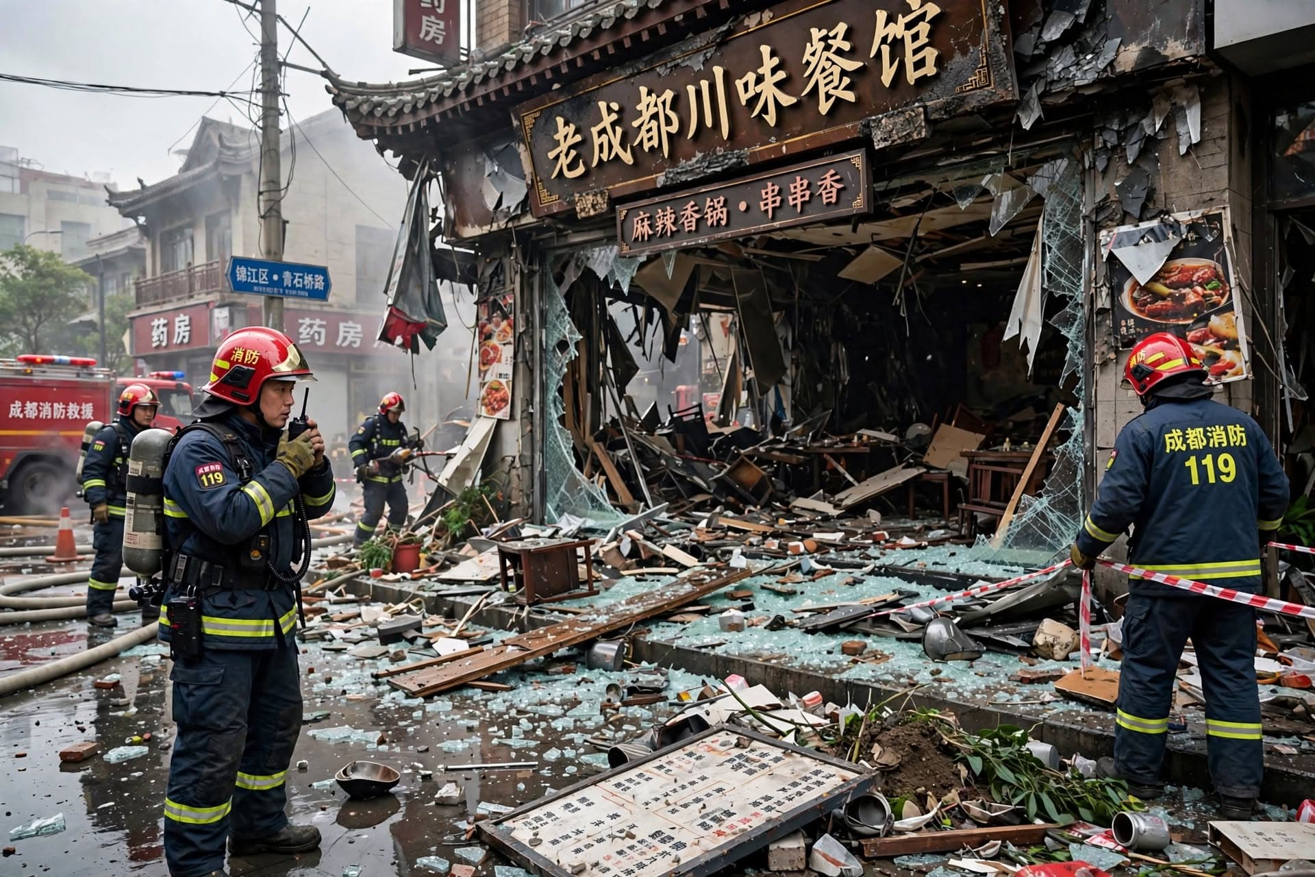 Chengdu Kitchen Explosion Tragedy: Three Patrons Killed as Gas Leak Triggers Powerful Restaurant Blast Chengdu Kitchen Explosion Tragedy: Three Patrons Killed as Gas Leak Triggers Powerful Restaurant Blast