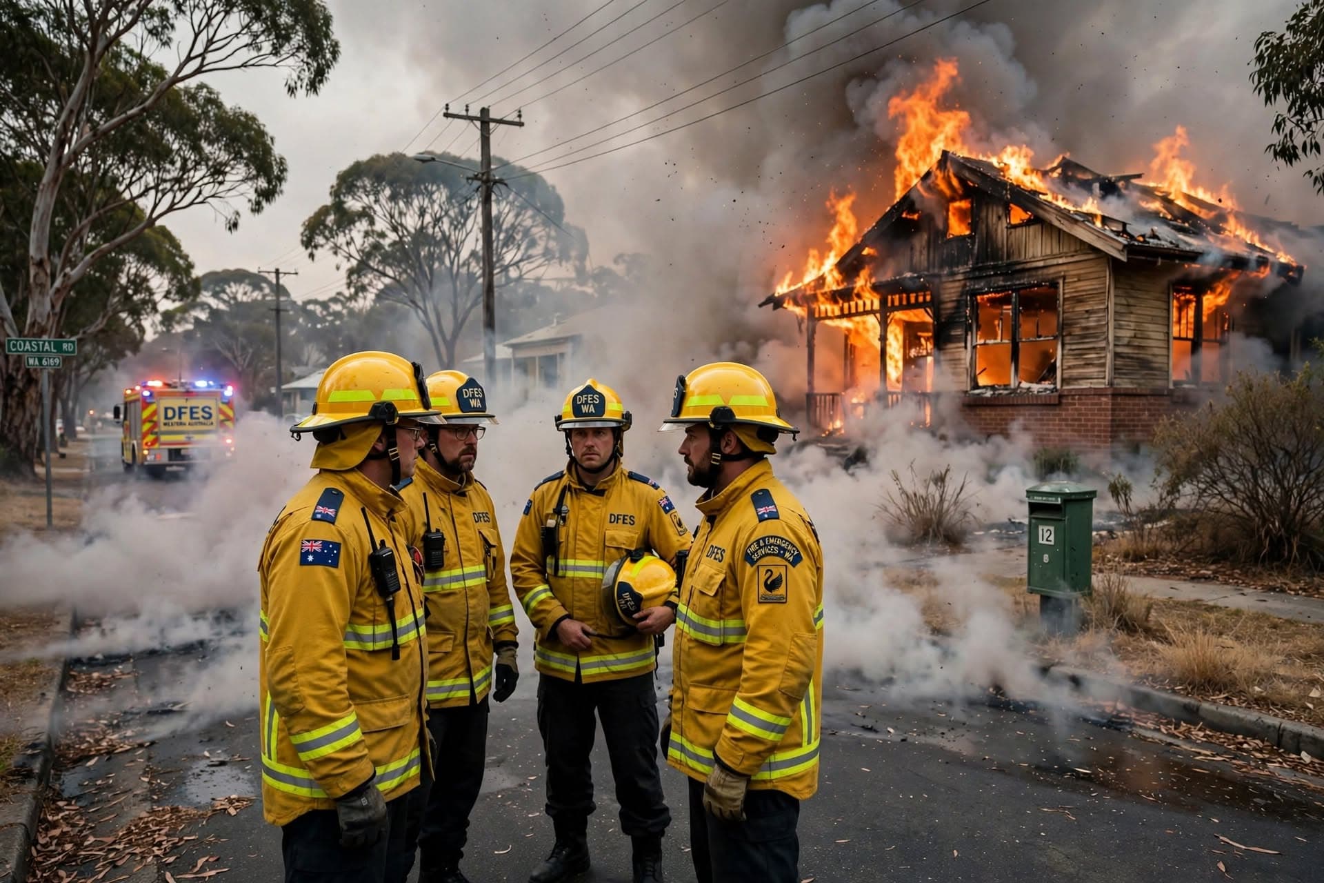 Western Australia Towns Evacuated As Fast Moving Fire Destroys Properties, Injures Crew Members Western Australia Towns Evacuated As Fast Moving Fire Destroys Properties, Injures Crew Members