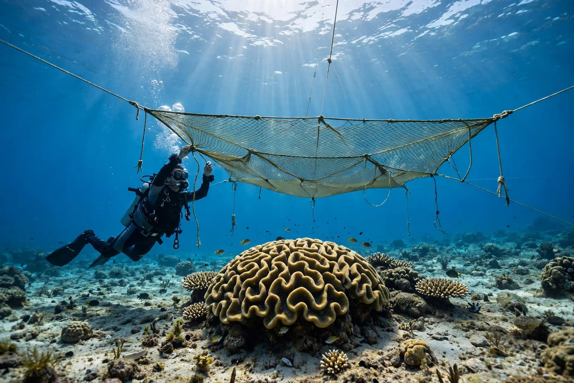 Scientists find a way to shade corals from a warming world Scientists find a way to shade corals from a warming world