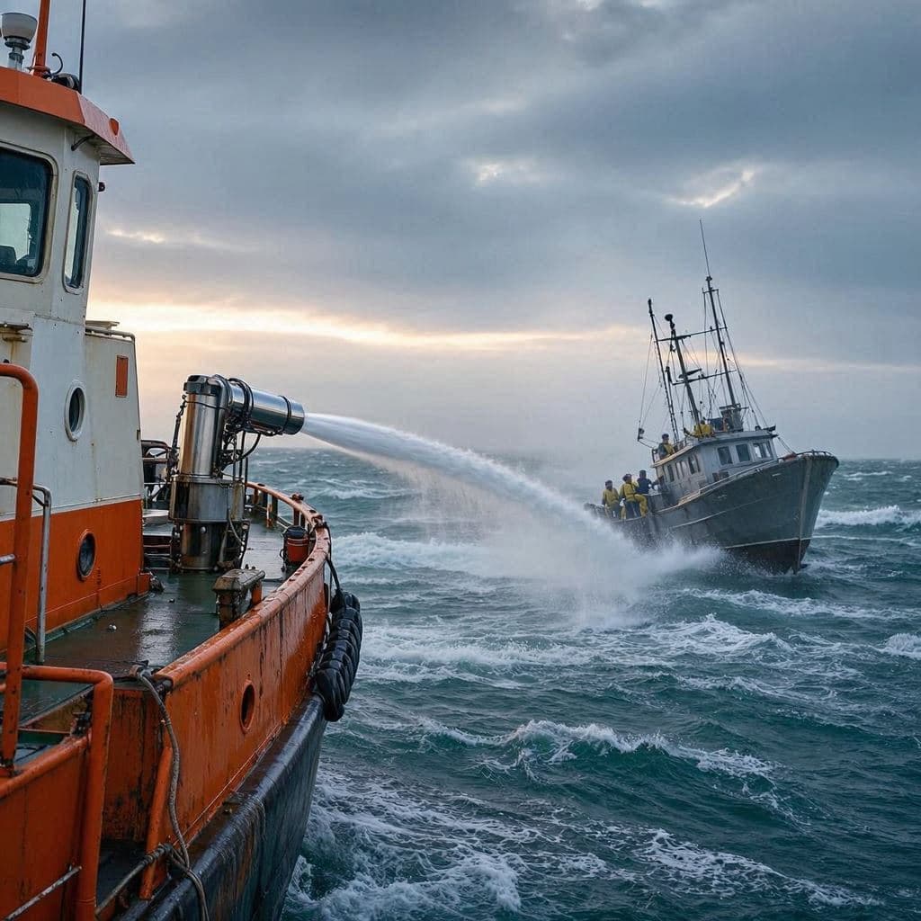 Chinese Water Cannon Attack on Philippine Vessel Draws Global Attention Chinese Water Cannon Attack on Philippine Vessel Draws Global Attention