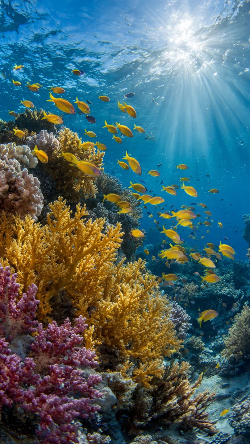 Between the Current and the Calcified: A Narrative of Coral Survival Between the Current and the Calcified: A Narrative of Coral Survival