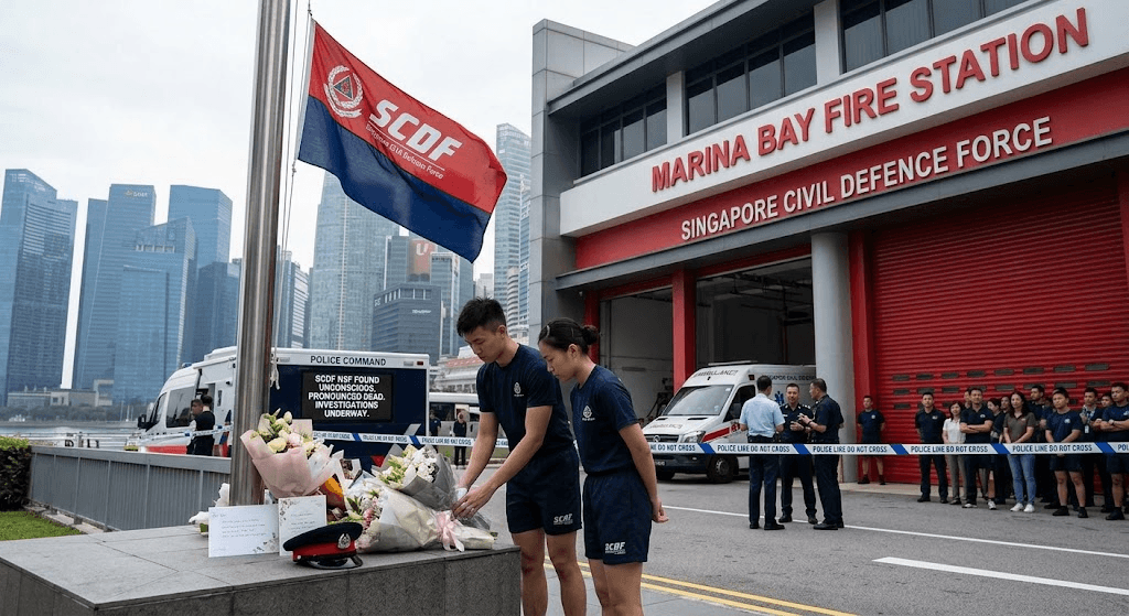 Tragedy at Marina Bay: SCDF Full-Time National Serviceman Dies Following Station Incident Tragedy at Marina Bay: SCDF Full-Time National Serviceman Dies Following Station Incident