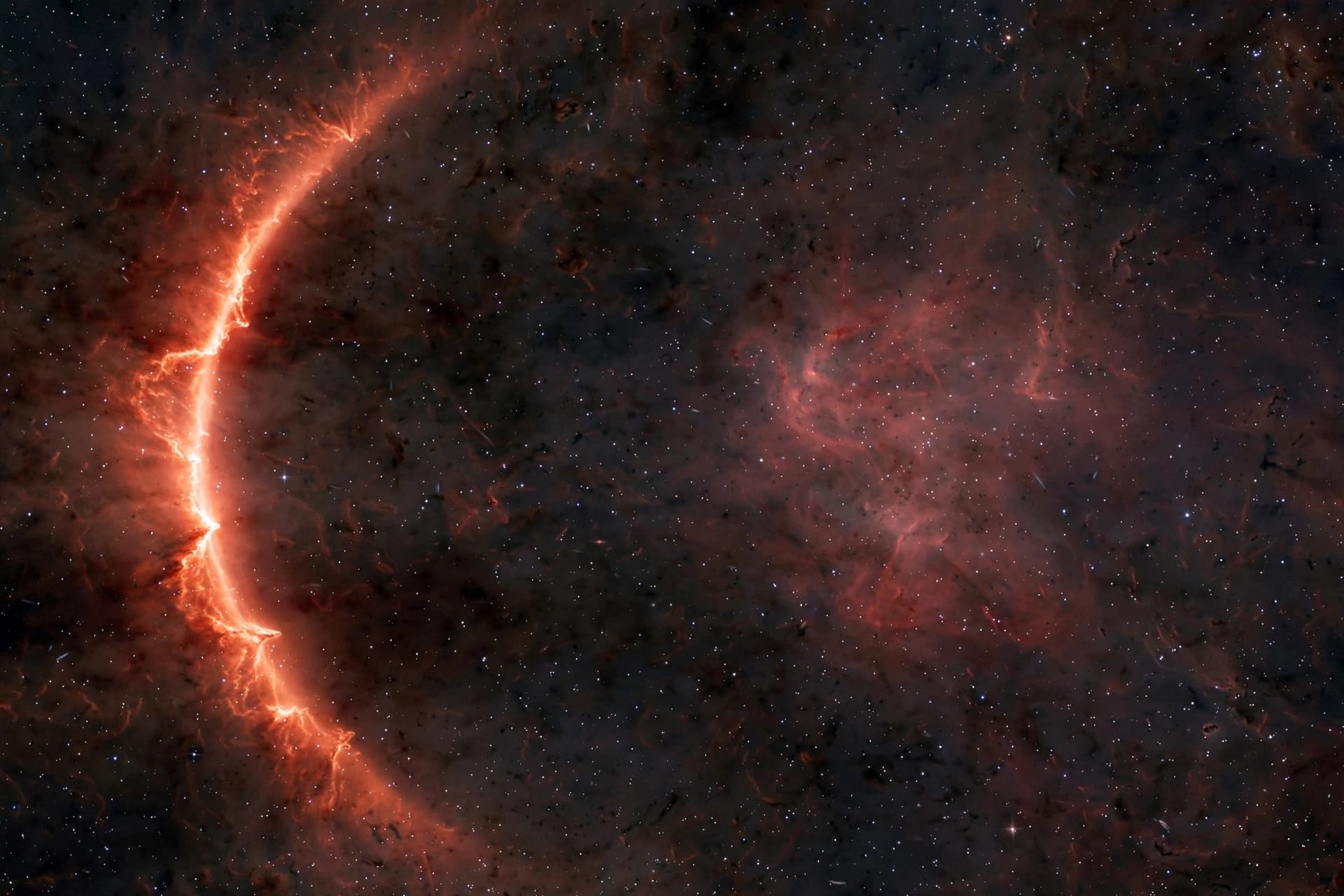 A Dying Star Leaves a Trail Across the Sky A Dying Star Leaves a Trail Across the Sky