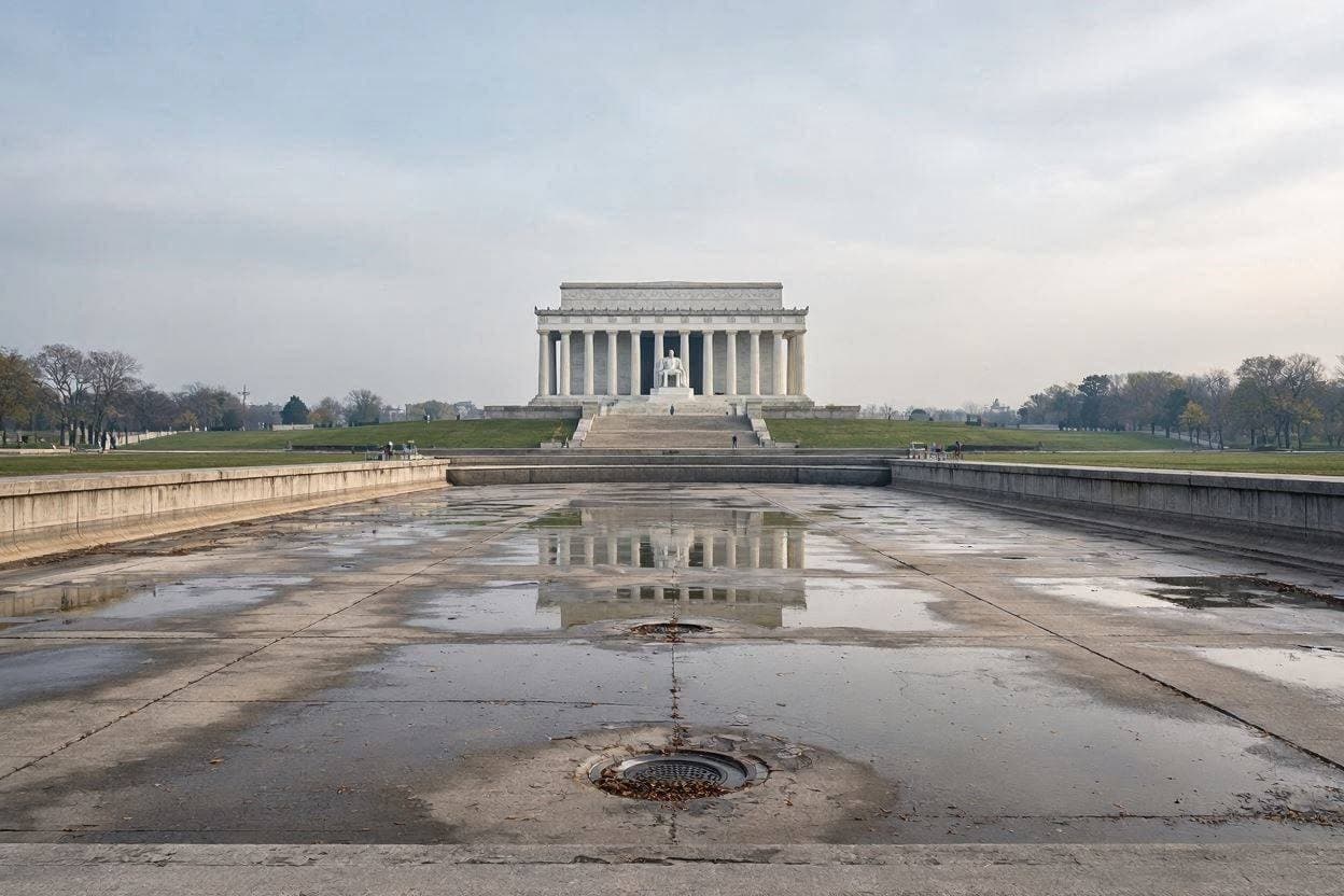 Mirror Empty: Repairing the Lincoln Memorial Reflecting Pool Mirror Empty: Repairing the Lincoln Memorial Reflecting Pool