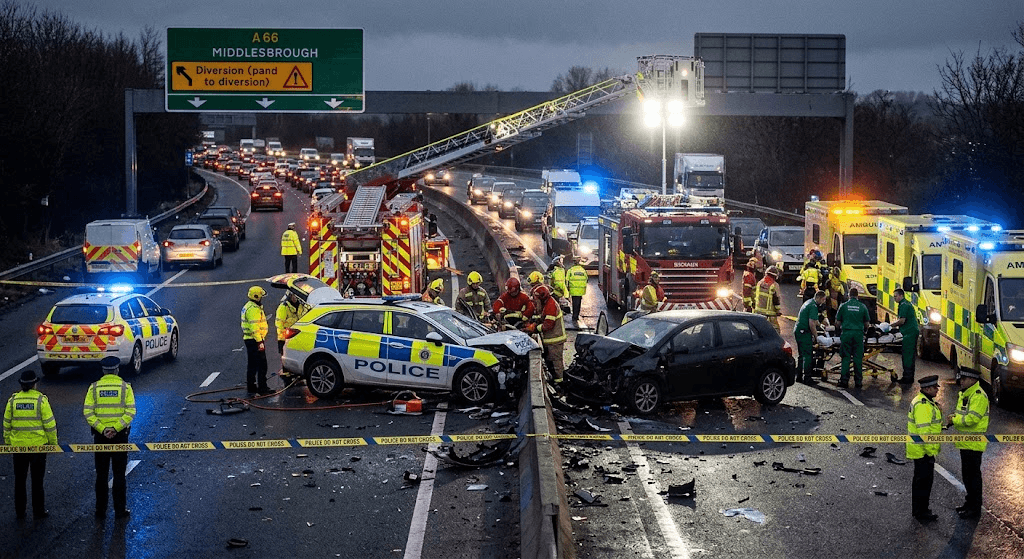 Horror on the A66: 2 Police Officers Among 7 Dead in Devastating Middlesbrough Crash Horror on the A66: 2 Police Officers Among 7 Dead in Devastating Middlesbrough Crash