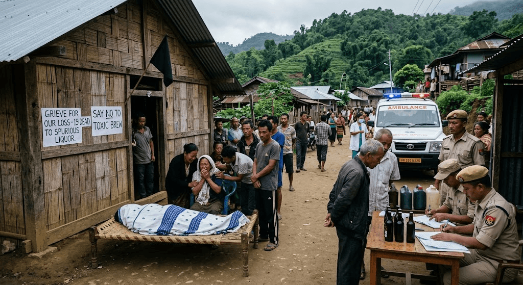 Toxic Brew Tragedy: At Least 19 Dead in Nagaland After Consuming Suspected Spurious Liquor Toxic Brew Tragedy: At Least 19 Dead in Nagaland After Consuming Suspected Spurious Liquor