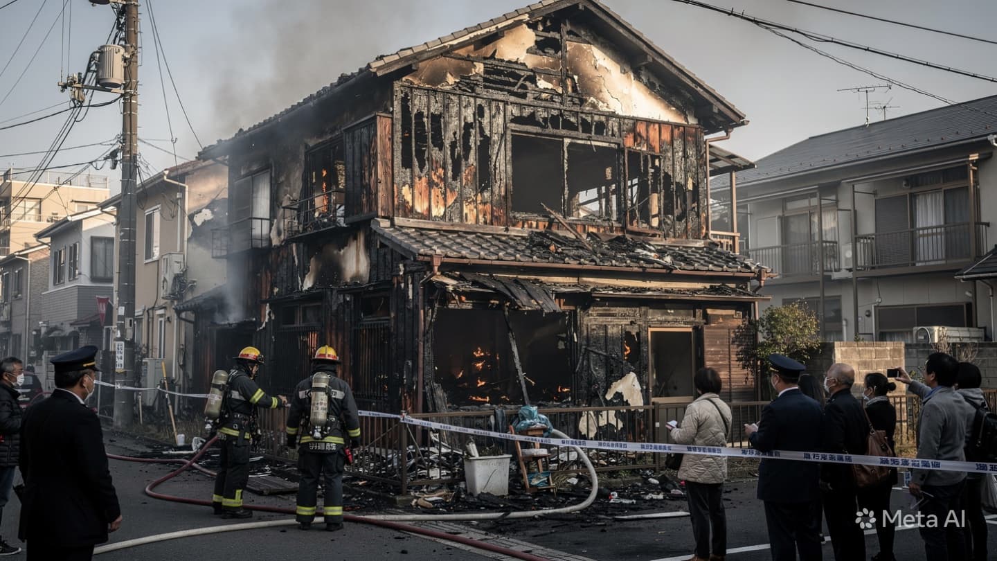 Tokyo House Fire Tragedy: Elderly Couple Confirmed Dead In Blaze Raging Through Residential Home Tokyo House Fire Tragedy: Elderly Couple Confirmed Dead In Blaze Raging Through Residential Home