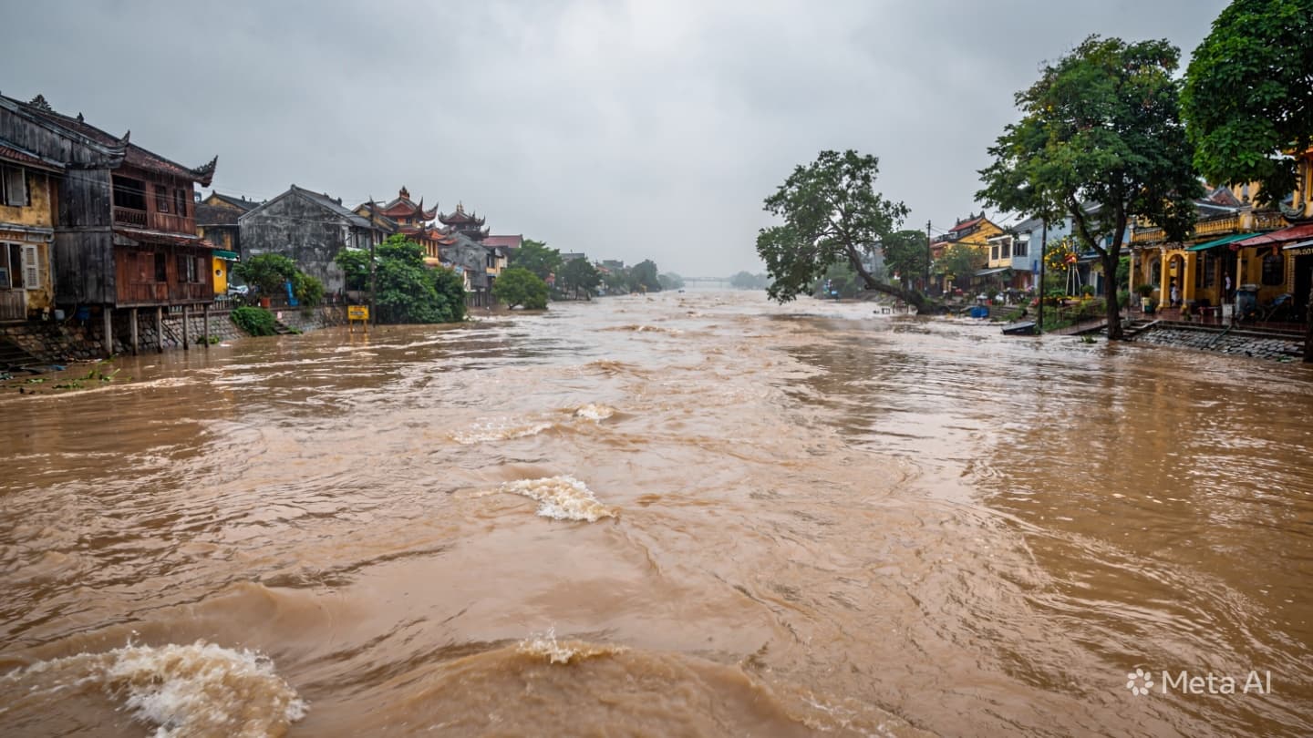 Perfume River Disaster: Two Drown As Rising Floodwaters Swell Along Thua Thien Hue Banks Perfume River Disaster: Two Drown As Rising Floodwaters Swell Along Thua Thien Hue Banks