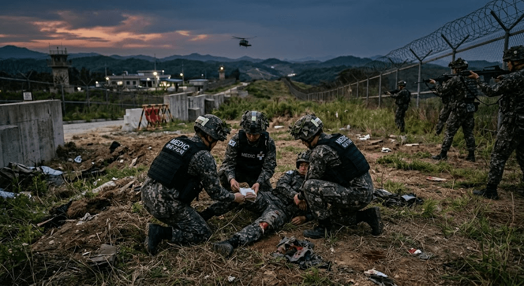 Border Blast: 3 South Korean Soldiers Injured in DMZ Explosion Border Blast: 3 South Korean Soldiers Injured in DMZ Explosion
