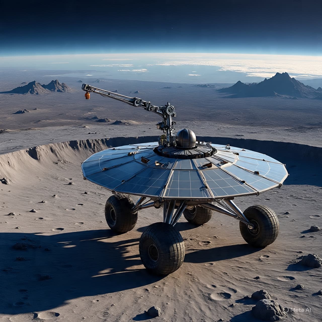 Beneath a Silent Sky: A Hollow of Radiation Found in the Dust of the Moon Beneath a Silent Sky: A Hollow of Radiation Found in the Dust of the Moon