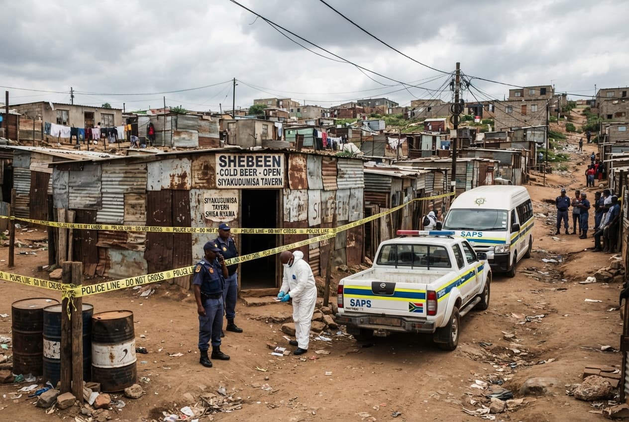 Tavern Attack In Johannesburg: Masked Gunmen Kill Five And Wound Four In Informal Settlement Tavern Attack In Johannesburg: Masked Gunmen Kill Five And Wound Four In Informal Settlement