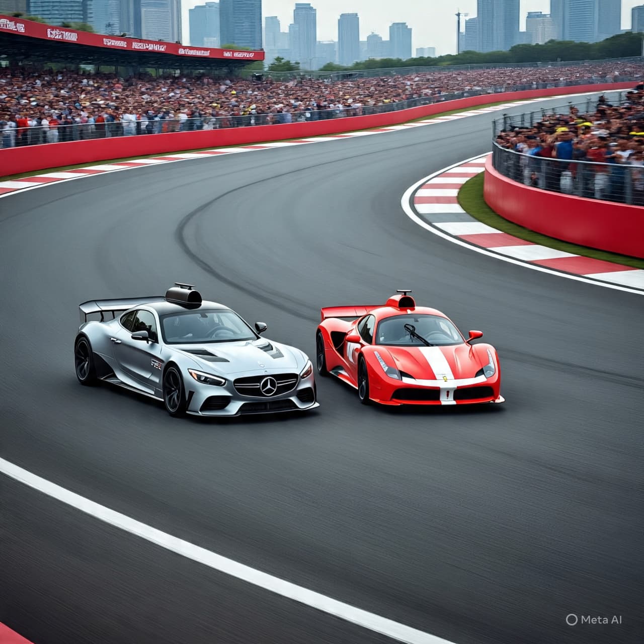 Between Silver and Scarlet: Russell’s Victory Emerges from a Fierce Ferrari Battle Between Silver and Scarlet: Russell’s Victory Emerges from a Fierce Ferrari Battle
