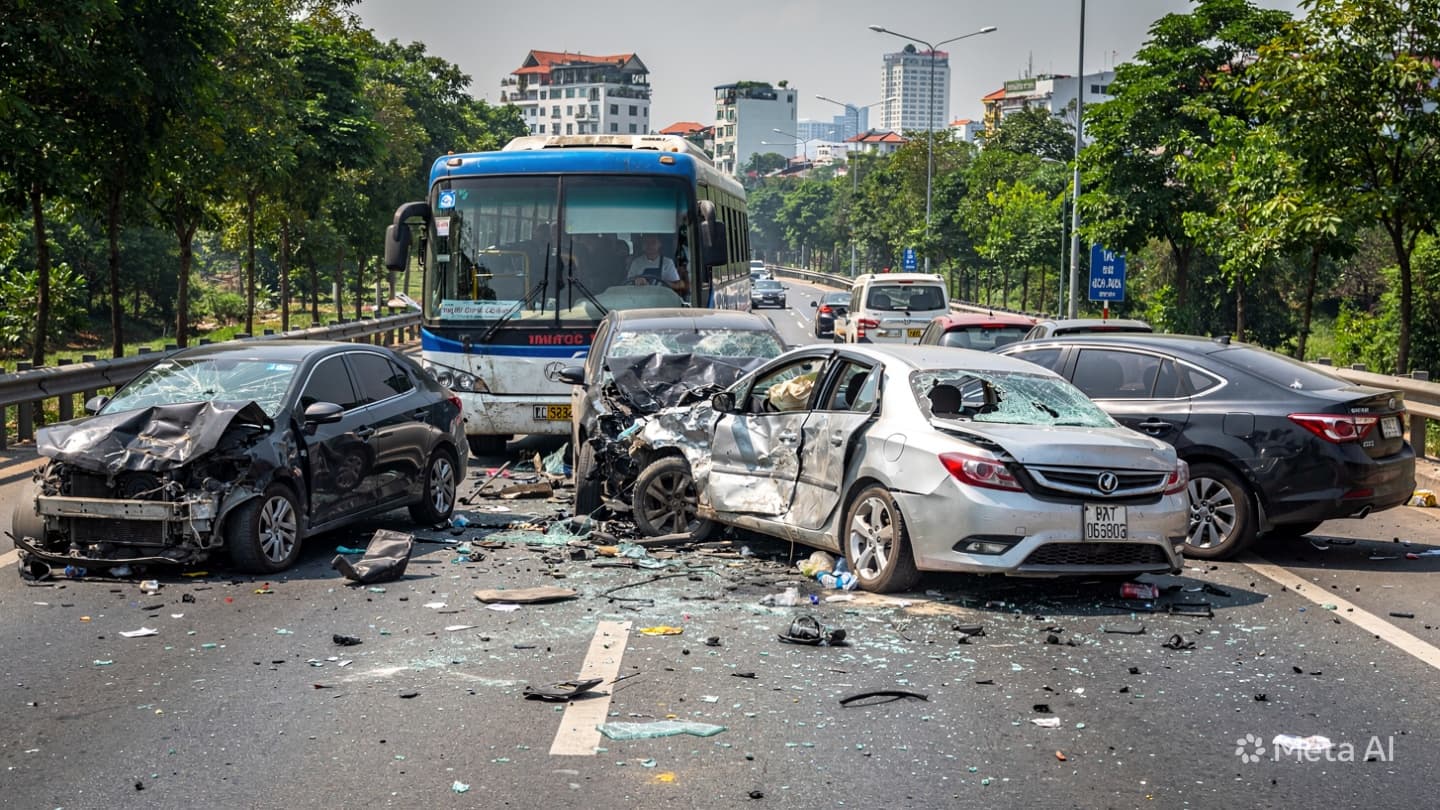 Dong Nai Highway Pileup: Four Casualties Reported After Inter-Provincial Bus Crashes In Major Accident Dong Nai Highway Pileup: Four Casualties Reported After Inter-Provincial Bus Crashes In Major Accident