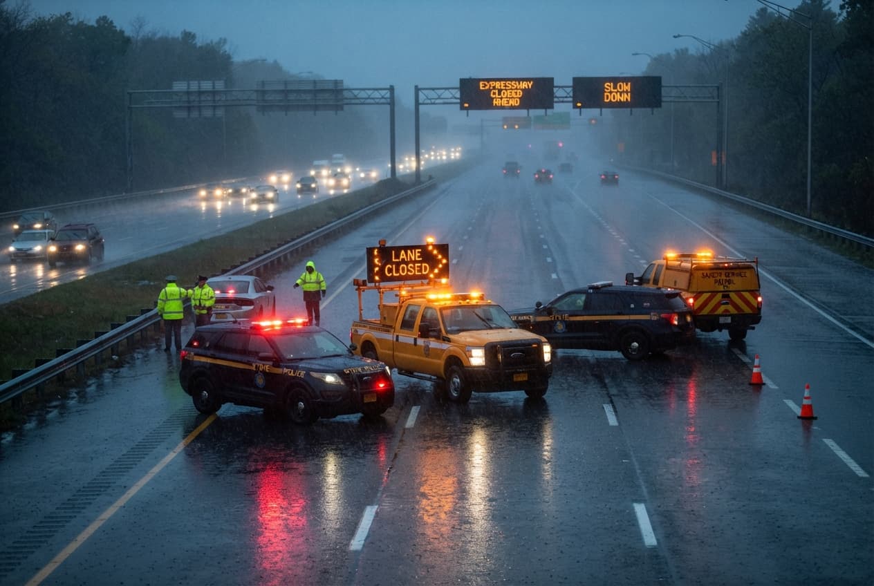 Zurich, Switzerland: Major Multivehicle Collision on A1 Expressway During Heavy Afternoon Precipitation Kills Two Zurich, Switzerland: Major Multivehicle Collision on A1 Expressway During Heavy Afternoon Precipitation Kills Two