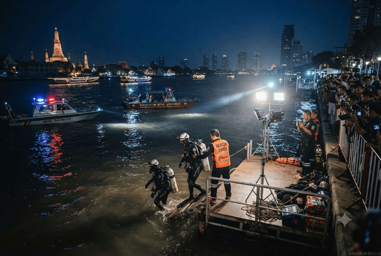 Bangkok River Accident: One Person Injured In Boat Collision As Search Continues For Missing Bangkok River Accident: One Person Injured In Boat Collision As Search Continues For Missing