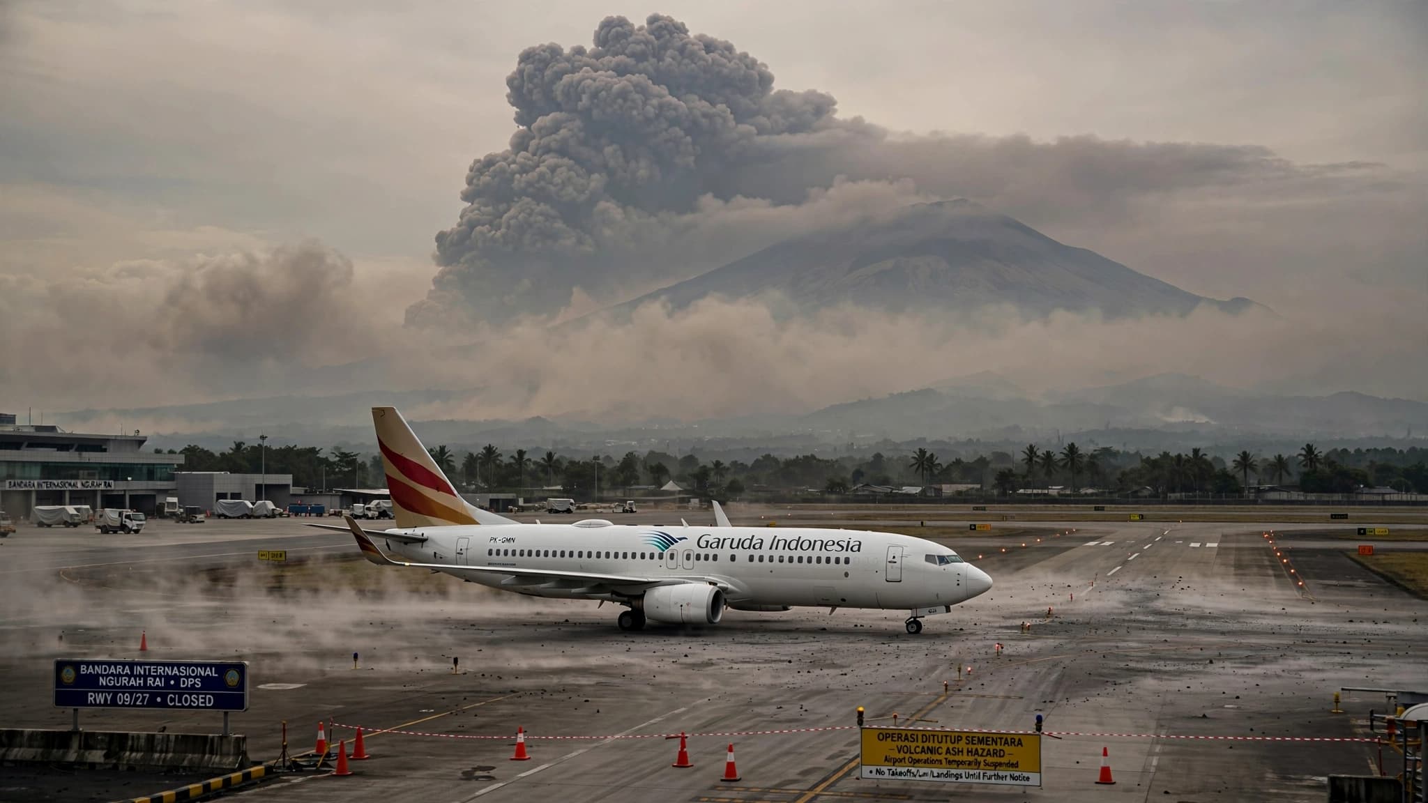 When Volcanic Ash Reaches the Sky, Indonesia’s Airports Fall Silent Beneath Anak Krakatau’s Eruption When Volcanic Ash Reaches the Sky, Indonesia’s Airports Fall Silent Beneath Anak Krakatau’s Eruption