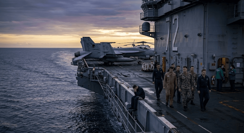 Crisis at Sea: US Navy Reports 8 Suicide Attempts Aboard USS Lincoln During Extended Deployment Crisis at Sea: US Navy Reports 8 Suicide Attempts Aboard USS Lincoln During Extended Deployment