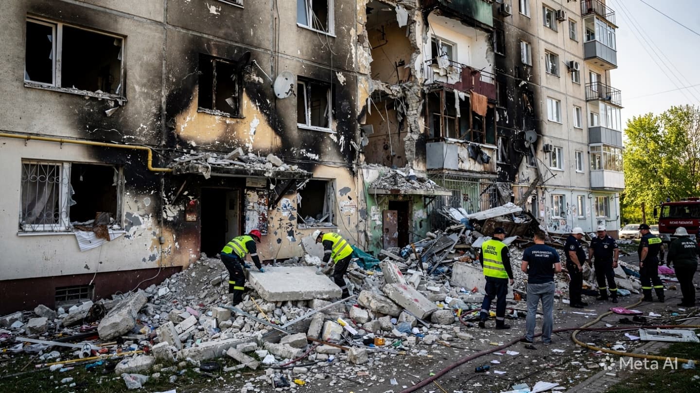 Kyiv Death Toll Rises: Emergency Crews Search Rubble After Massive Russian Missile Strike Overnight Kyiv Death Toll Rises: Emergency Crews Search Rubble After Massive Russian Missile Strike Overnight