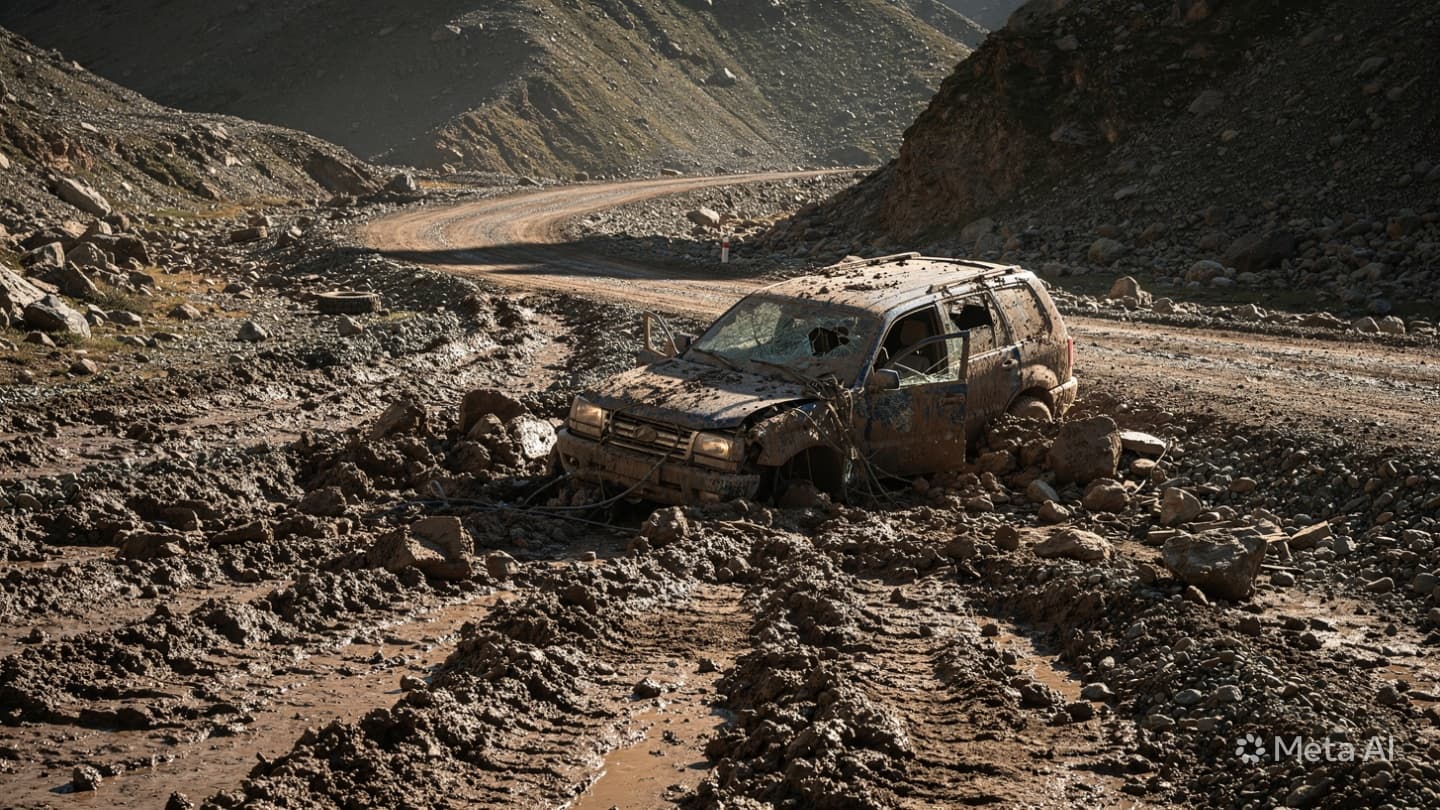 Fatal Road Incident: Driver Dies After Massive Landslide Strikes Main Route In Northern Italy Fatal Road Incident: Driver Dies After Massive Landslide Strikes Main Route In Northern Italy