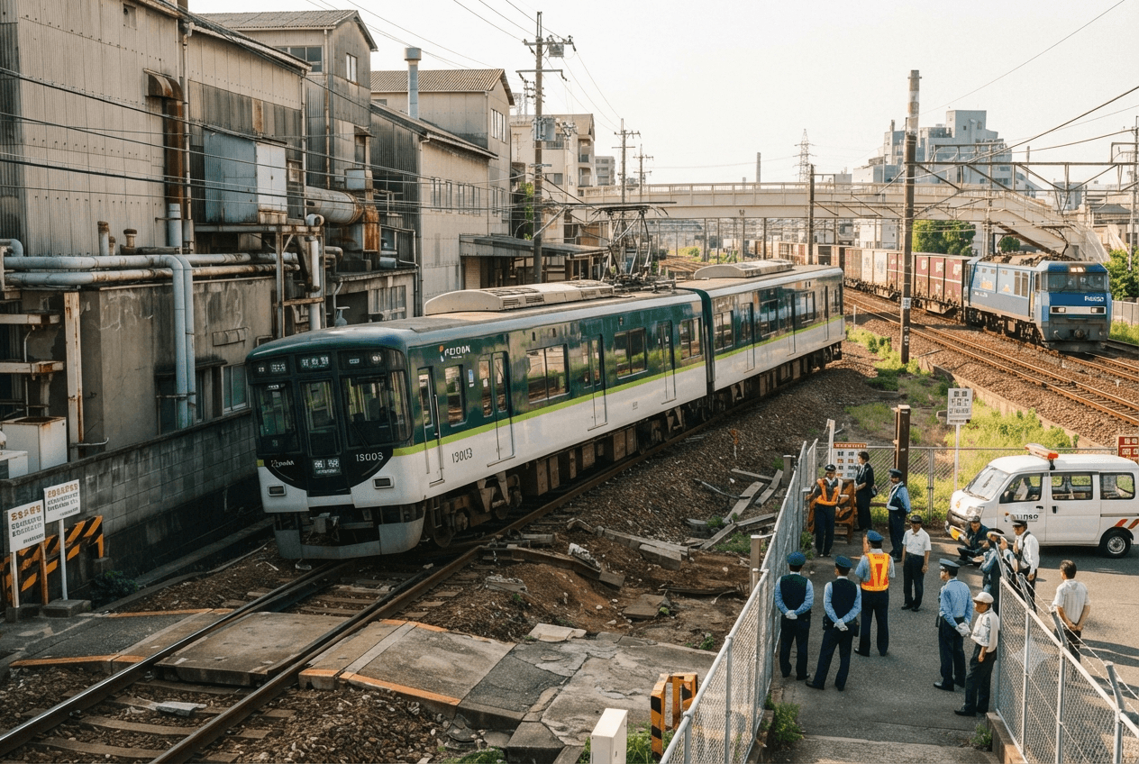 Japan Rail Disaster: Four Injured As Train Derails Following Track Buckling In Extreme Heat Japan Rail Disaster: Four Injured As Train Derails Following Track Buckling In Extreme Heat