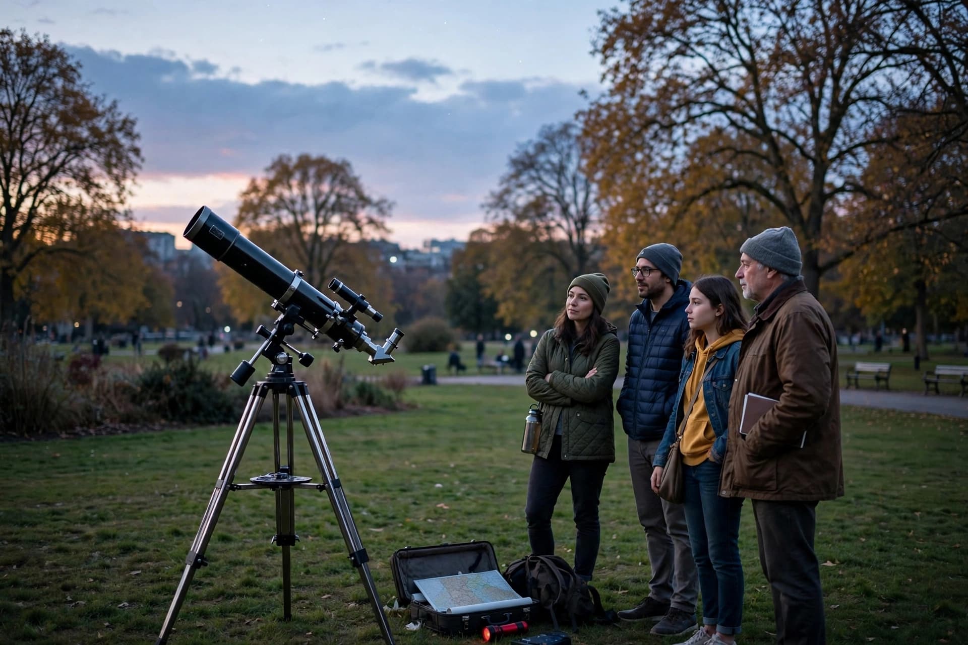 A telescope, an evening, and an invitation to see something real A telescope, an evening, and an invitation to see something real