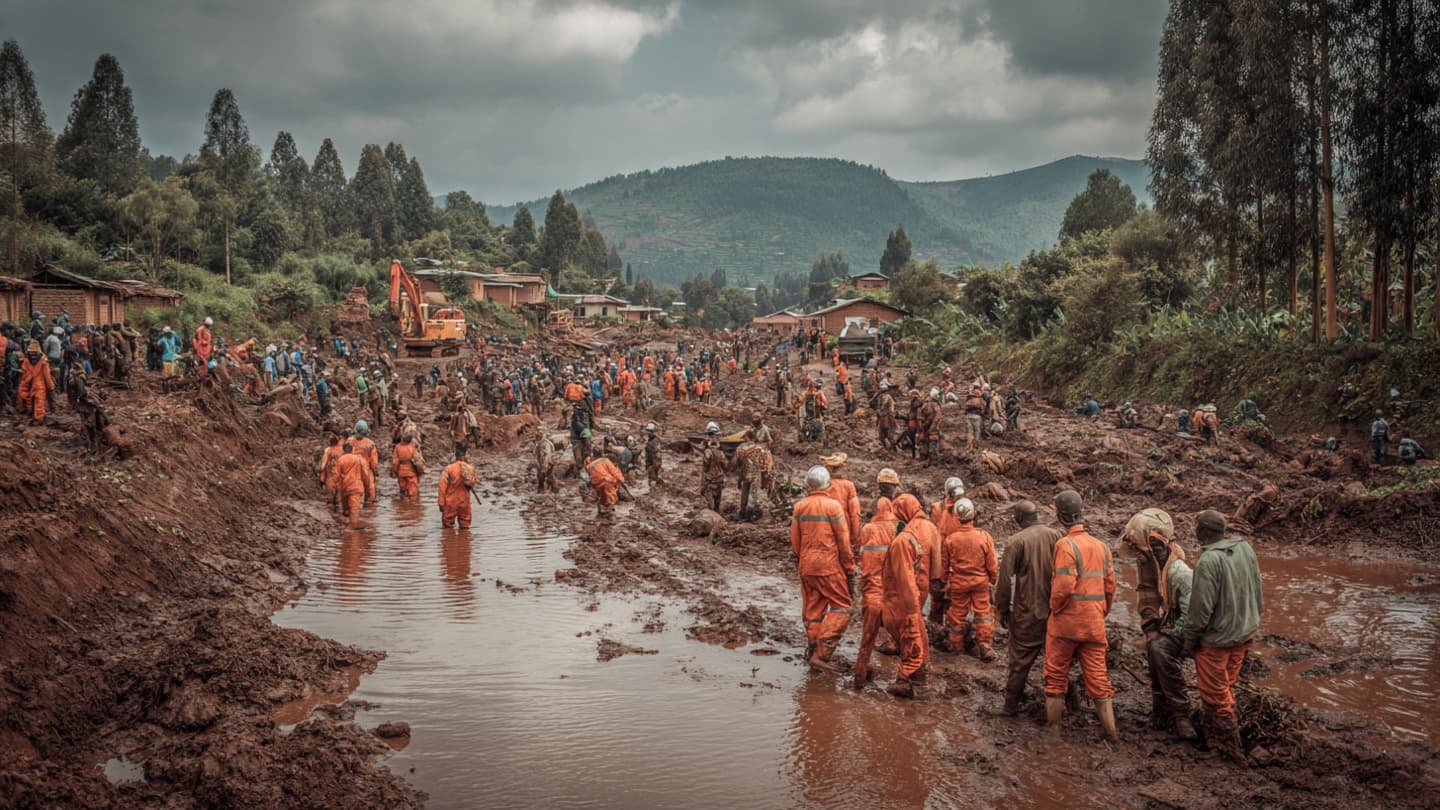 Where Quiet Mountain Streams Turned Violent Overnight, Rwanda Endures Sudden Flooding and Isolation Together Where Quiet Mountain Streams Turned Violent Overnight, Rwanda Endures Sudden Flooding and Isolation Together