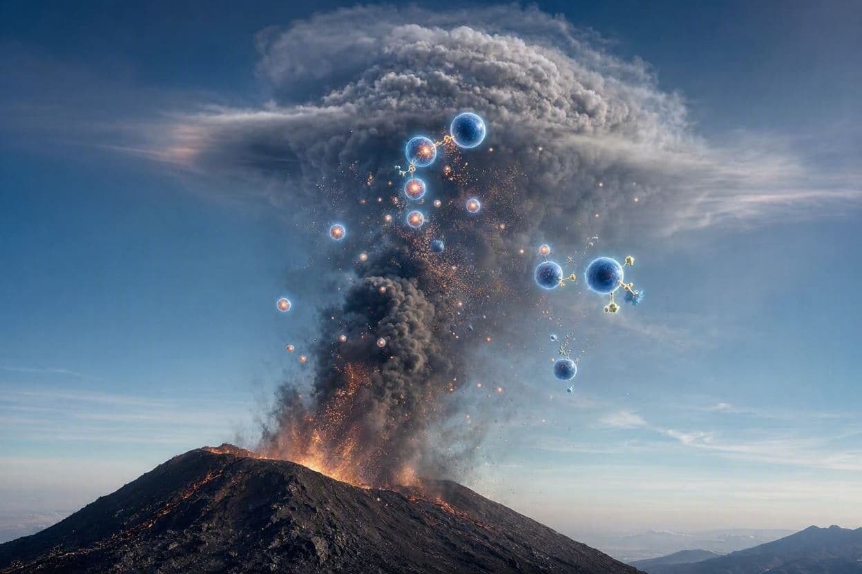 A volcanic surprise: how eruption clouds cleanse methane from air A volcanic surprise: how eruption clouds cleanse methane from air