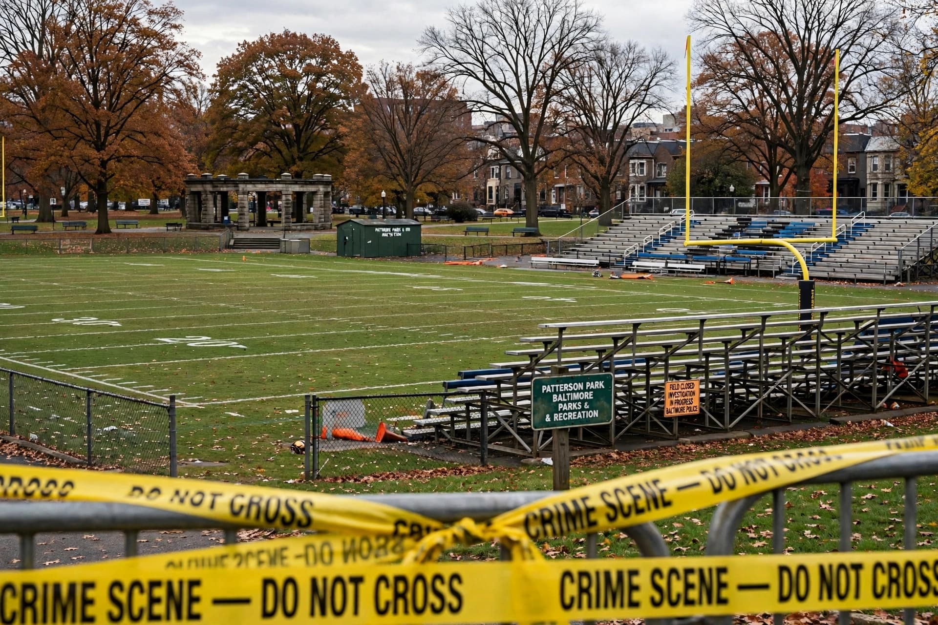 The Park Was for Playing; Now It Is a Crime Scene The Park Was for Playing; Now It Is a Crime Scene