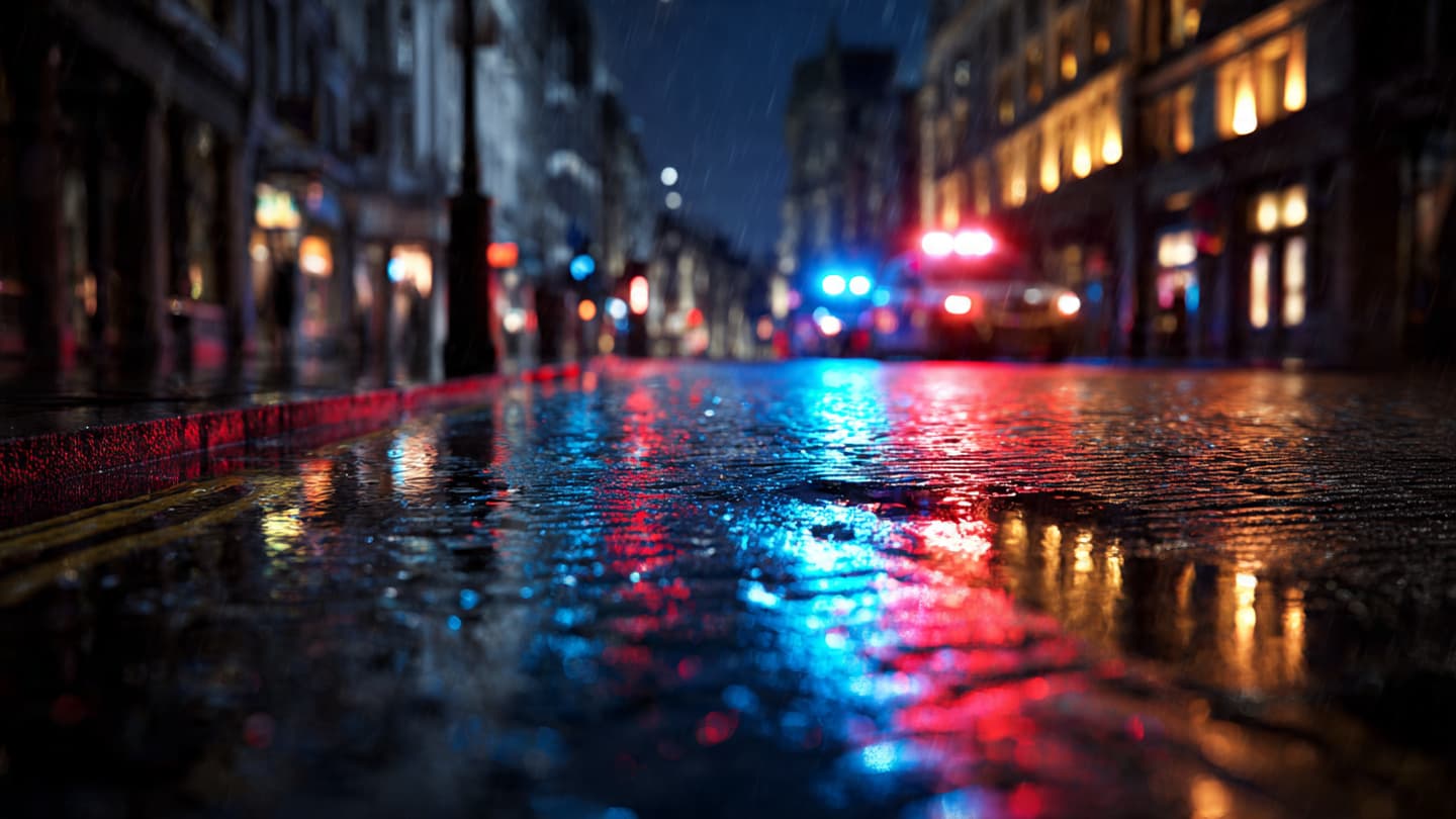 Between the Golden Streetlights and the Cold Steel of a Momentary East London Silence Between the Golden Streetlights and the Cold Steel of a Momentary East London Silence