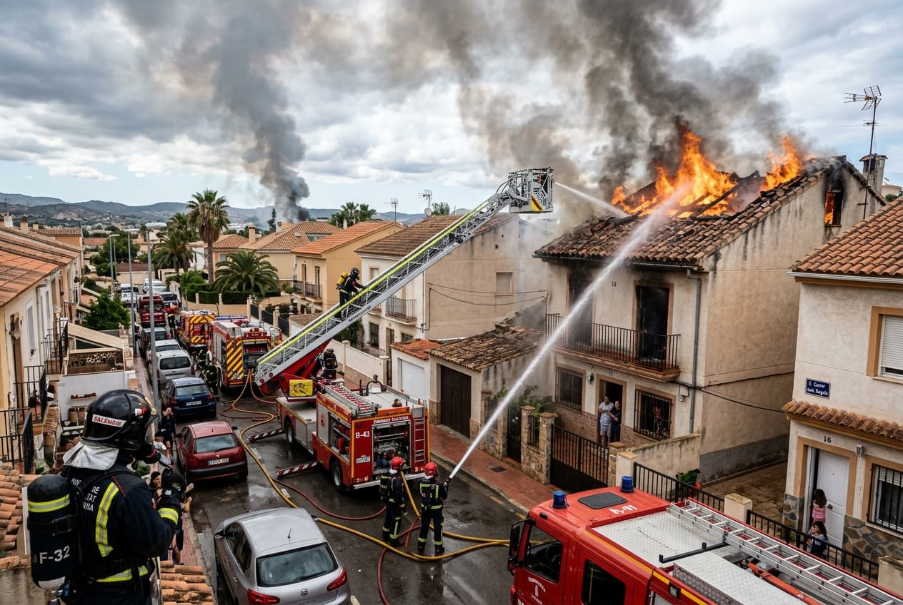 House Fire In Valencia Suburb, Elderly Resident Dead After Electrical Fault Sparks Blaze House Fire In Valencia Suburb, Elderly Resident Dead After Electrical Fault Sparks Blaze