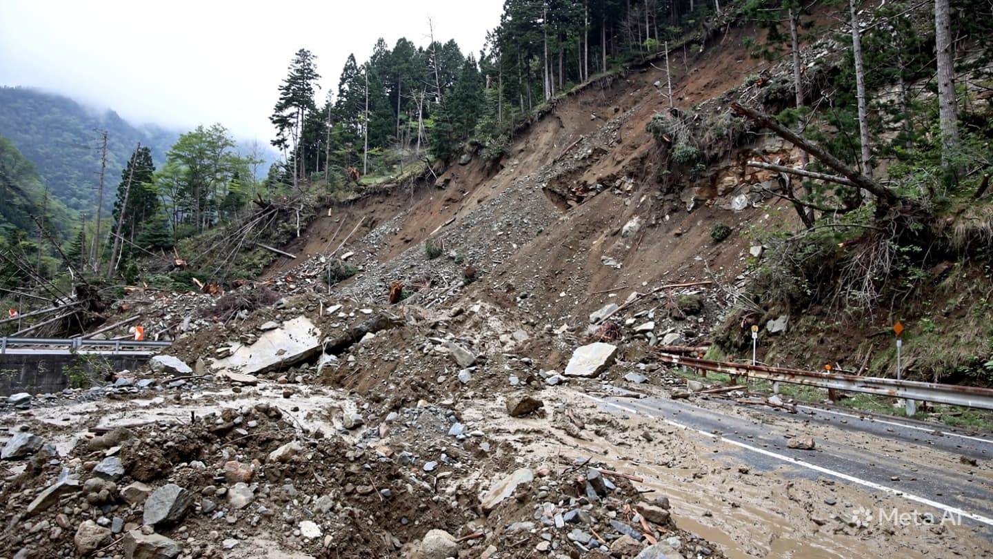 Niigata Landslide Tragedy: One Person Confirmed Dead After Debris Blocks Major Highway Route Today Niigata Landslide Tragedy: One Person Confirmed Dead After Debris Blocks Major Highway Route Today