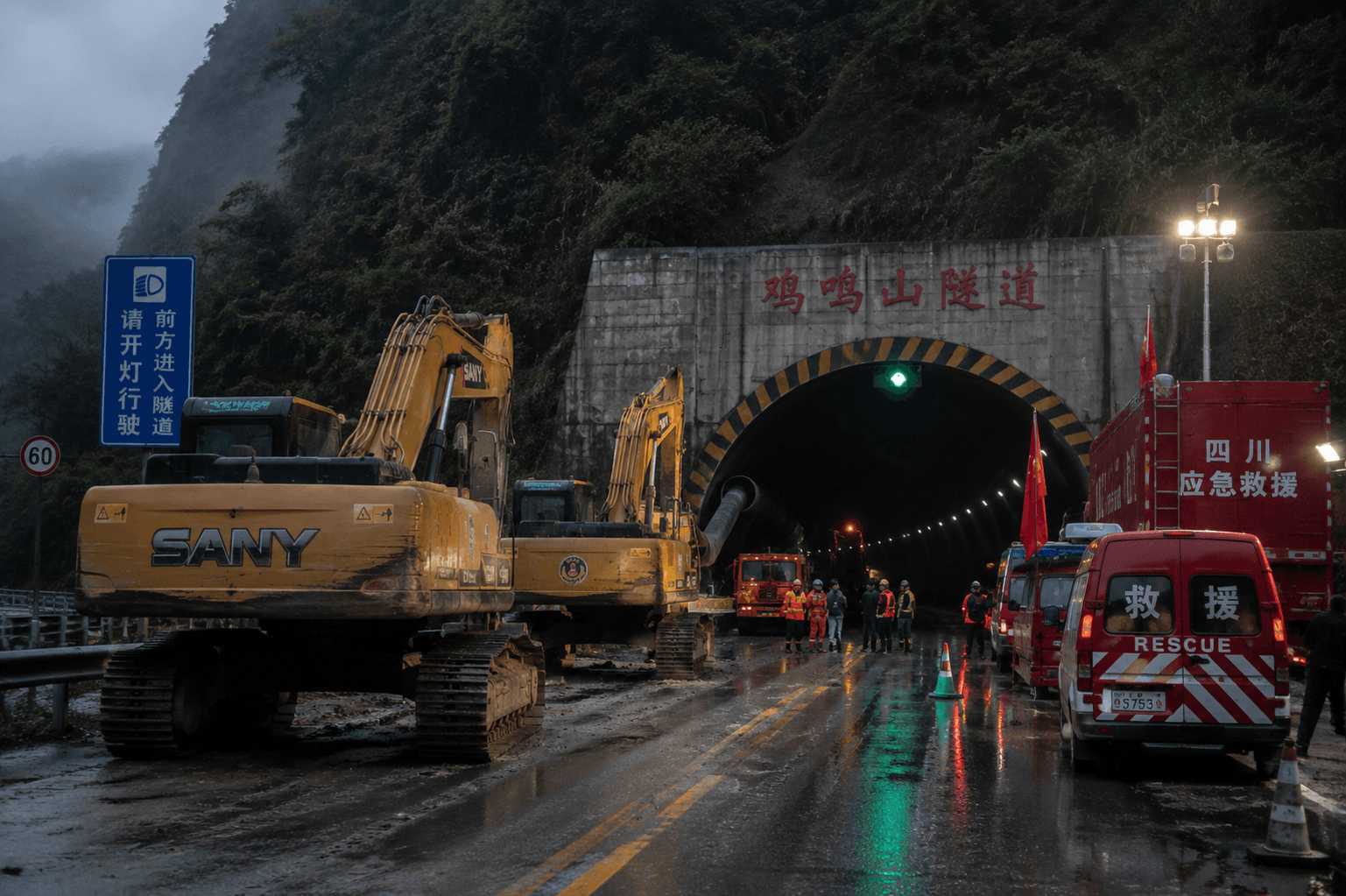 Tunnel Ceiling Collapse: Maintenance Work Accident Leaves Two Construction Workers Dead in Sichuan Tunnel Ceiling Collapse: Maintenance Work Accident Leaves Two Construction Workers Dead in Sichuan