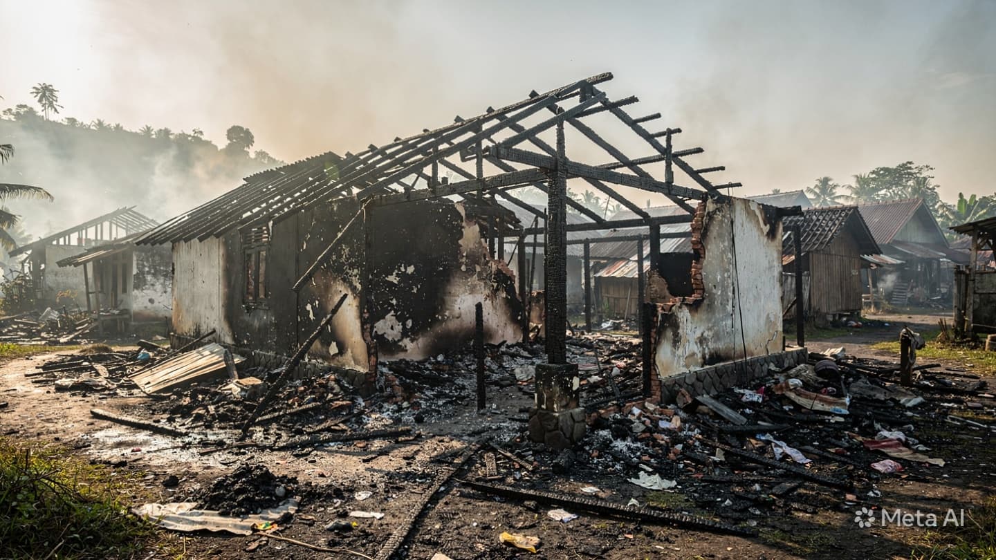 Meteseh Village Blaze: Residential Fire Causes Massive Property Damage Estimated At IDR 10 Million Total Meteseh Village Blaze: Residential Fire Causes Massive Property Damage Estimated At IDR 10 Million Total