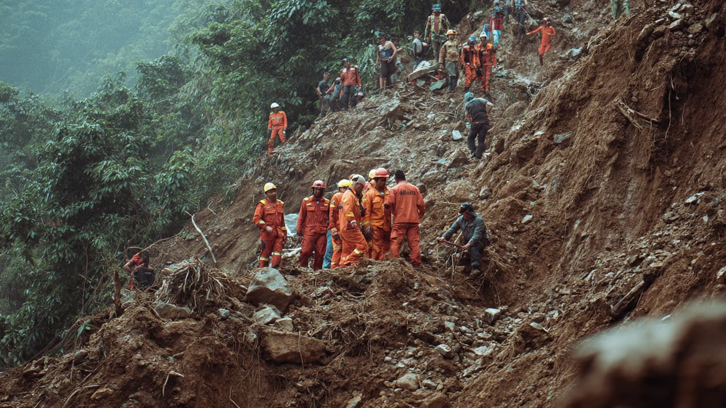 Through Collapsing Earth and Heavy Silence, Cebu City Searches Beneath Unstable Ground Carefully Through Collapsing Earth and Heavy Silence, Cebu City Searches Beneath Unstable Ground Carefully
