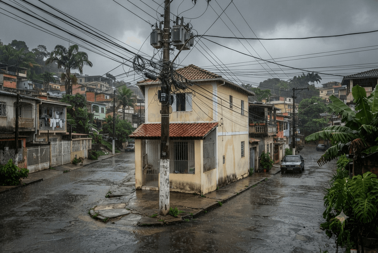 Fatal Home Electrocution: Domestic Accident During Heavy Rains Claims One Life in Brazil Today Fatal Home Electrocution: Domestic Accident During Heavy Rains Claims One Life in Brazil Today